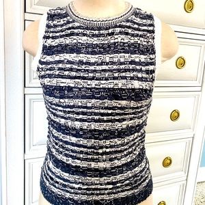 Alice + Olivia Women's Textured Sleeveless Knit Top - Size XS